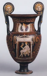 Red-figure bell-krater, Apulian, 325-300 BC